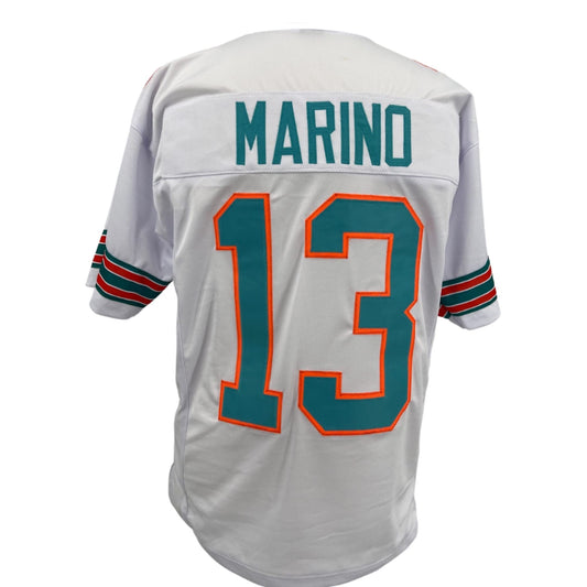 Dan Marino Jersey White Miami | M-6XL Custom Sewn Stitched