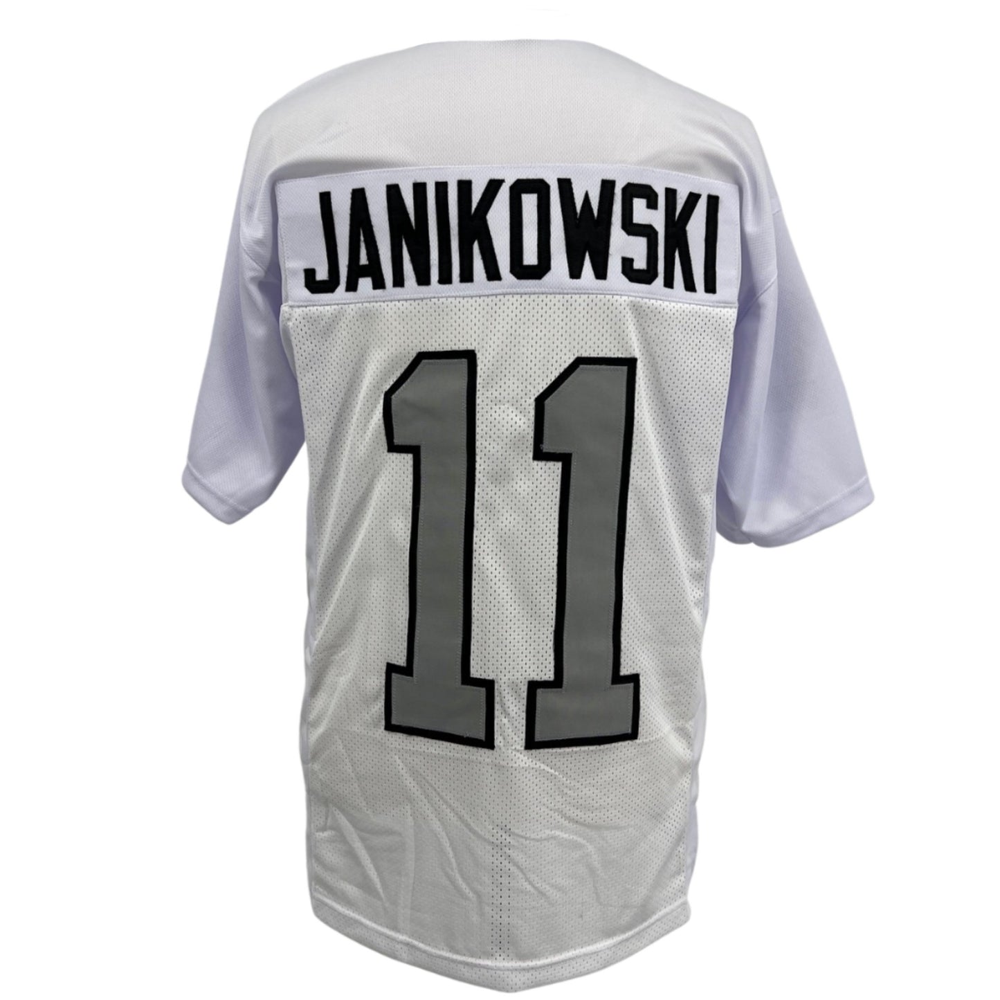Sebastian Janikowski Jersey White Oakland S/B M-5XL Sewn Stitch