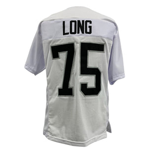 HOWIE LONG Oakland Raiders WHITE Jersey B/SL M-5XL Unsigned Custom Sewn Stitched
