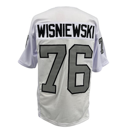 Steve Wisniewski Jersey White Oakland S/B M-5XL Sewn Stitched