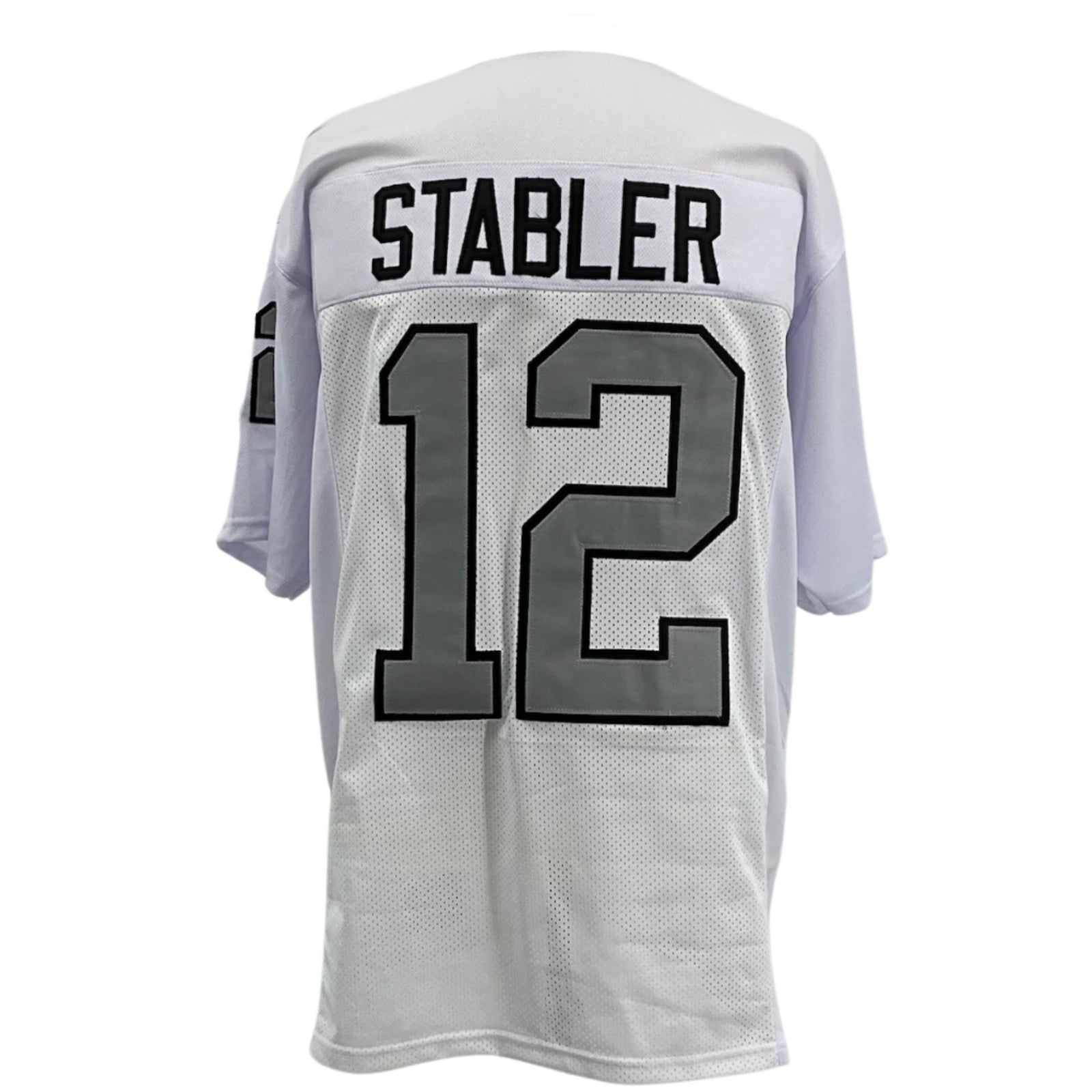 Ken Stabler Jersey White Oakland S/B M-5XL Custom Sewn Stitched