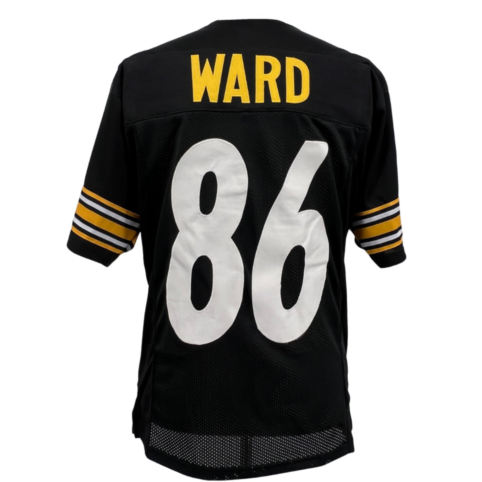 Hines Ward Jersey Modern Number Black Pittsburgh M-5XL Custom Sewn Stitched