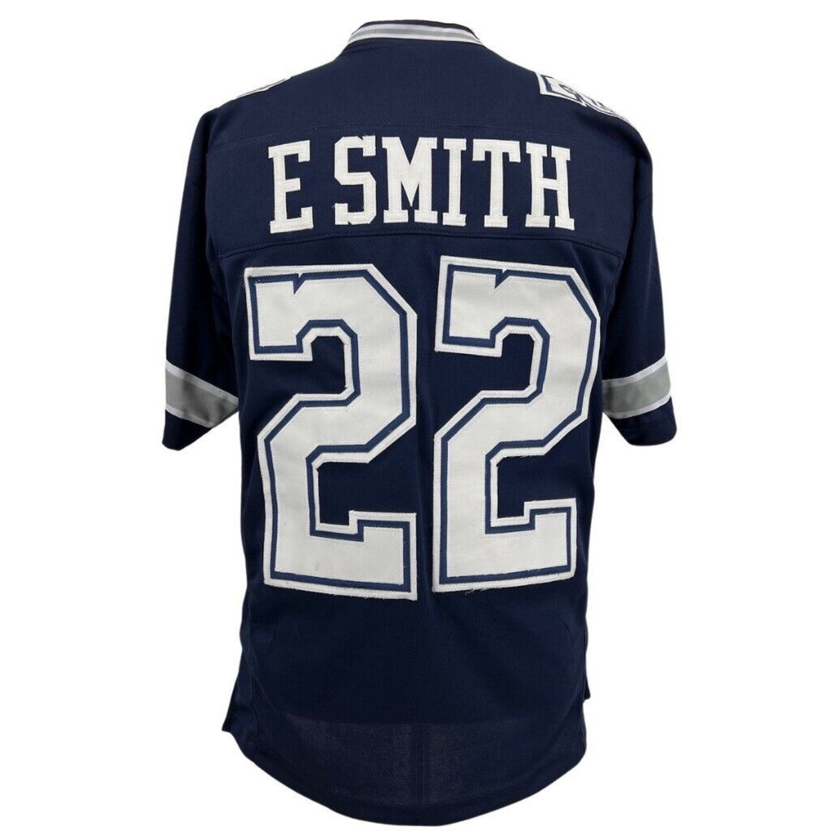 Emmitt Smith Jersey Navy Blue Dallas | Unisex Adult Sizes S-5XL Unsigned Custom Sewn Stitched