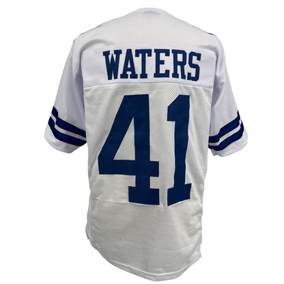 Charlie Waters Jersey White Dallas M-5XL Custom Sewn Stitched