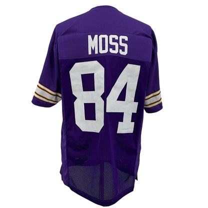 Randy Moss Jersey Purple Minnesota | M-5XL Sewn Stitch