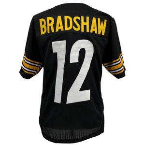 TERRY BRADSHAW Steelers Modern# BLACK Jersey M-5XL Unsigned Custom Sewn Stitched