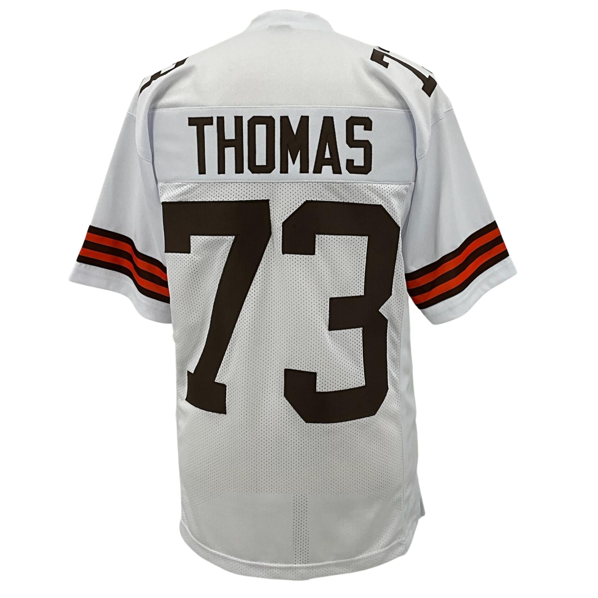 Joe Thomas Jersey White Cleveland | Unisex Adult Sizes S-5XL Unsigned Custom Sewn Stitched