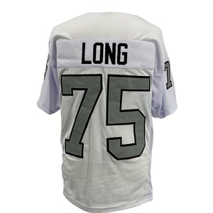 HOWIE LONG Oakland Raiders WHITE Jersey S/B M-5XL Unsigned Custom Sewn Stitched