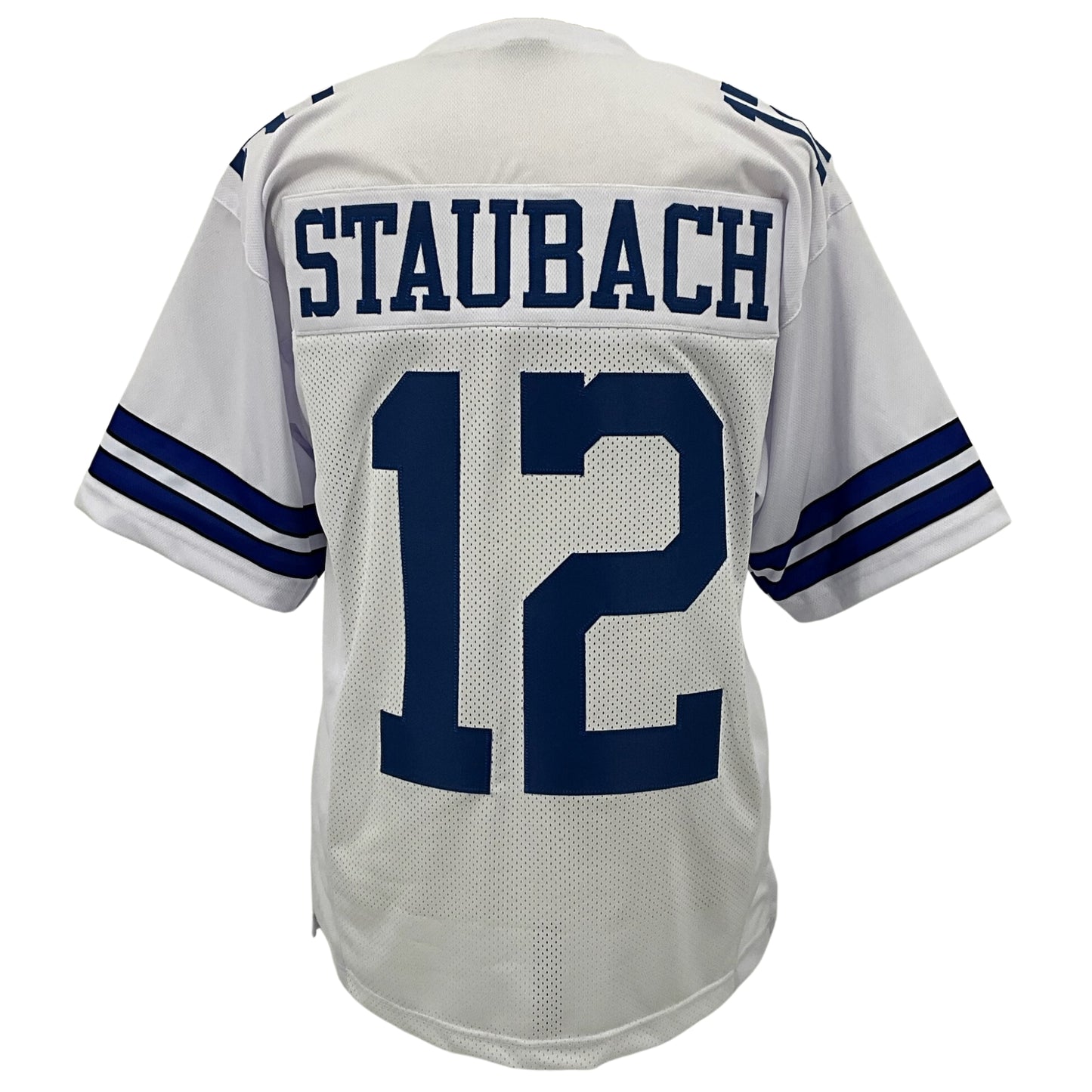 Roger Staubach Jersey White Dallas | S-5XL Unsigned Custom Sewn Stitched