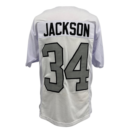 Bo Jackson Jersey White Los Angeles S/B  | M-8XL Sewn Stitch