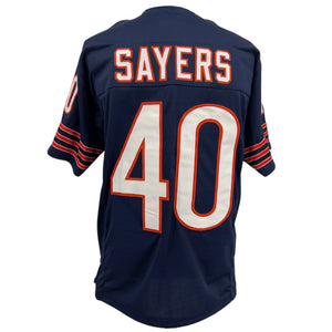 GALE SAYERS Chicago Bears BLUE Jersey M-5XL Unsigned Custom Sewn Stitched