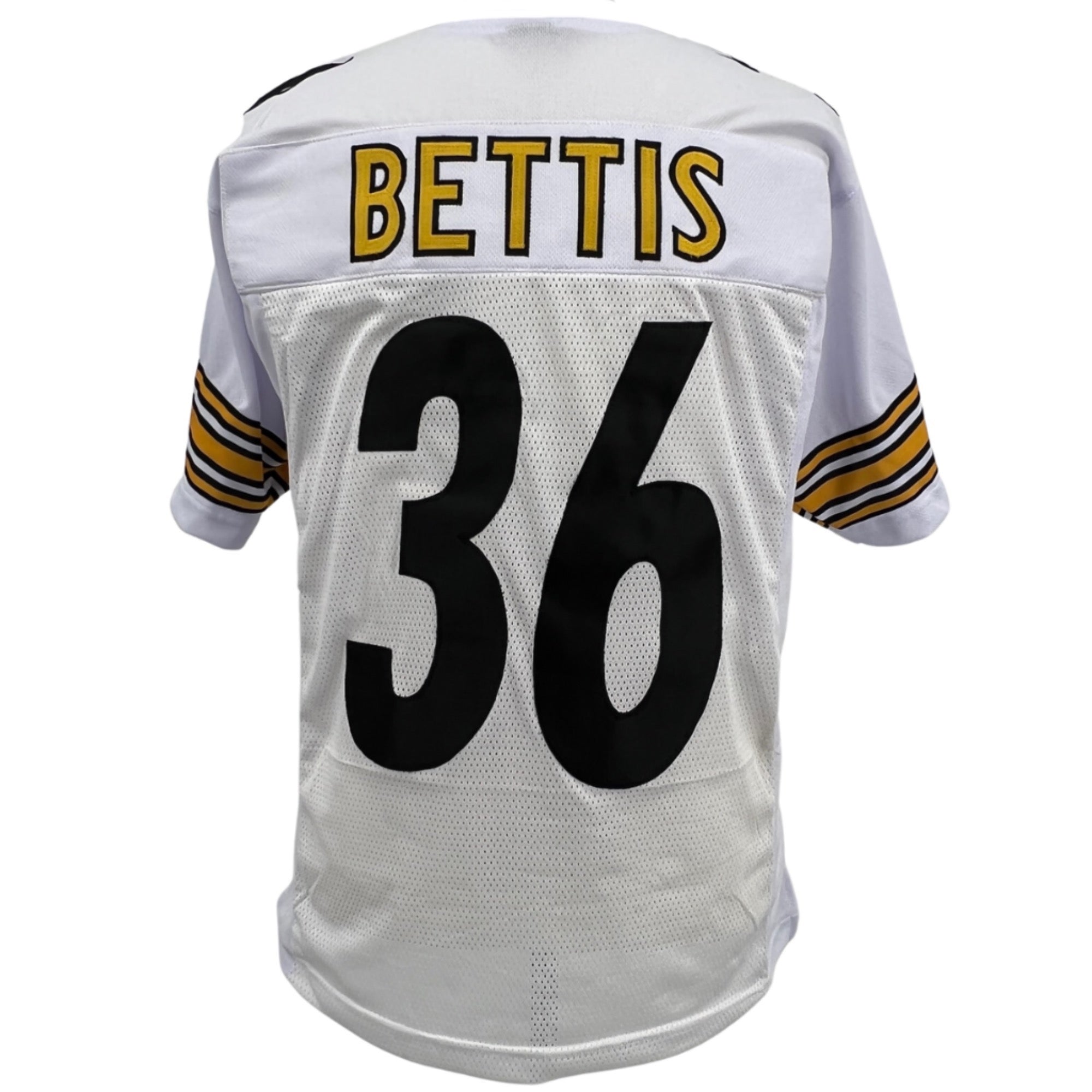 Jerome Bettis Jersey White Pittsburgh M-5XL Custom Sewn Stitch