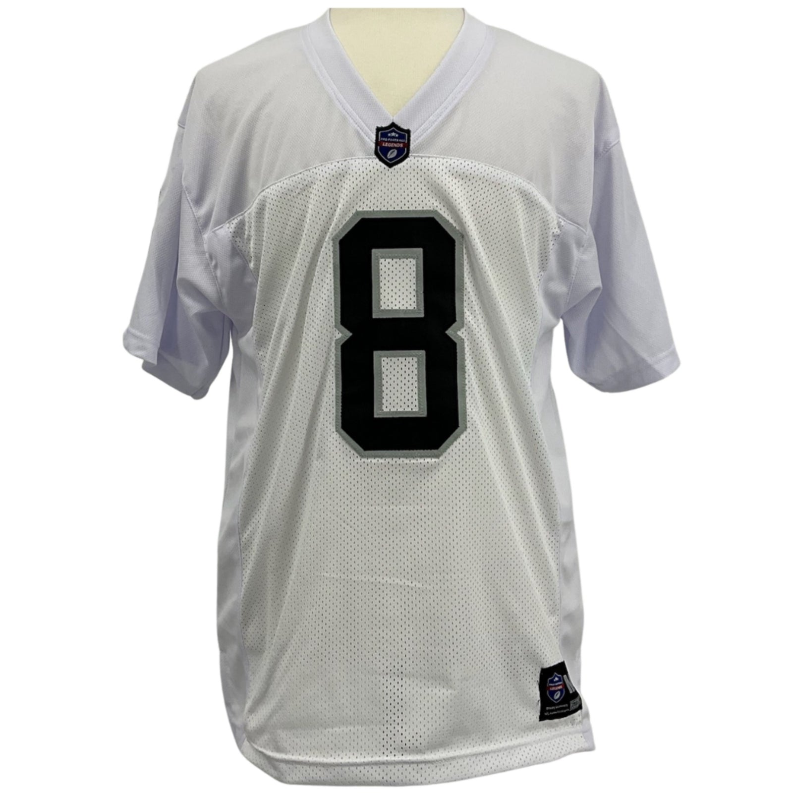 Ray Guy Jersey White Oakland B/SL M-5XL Custom Sewn Stitched