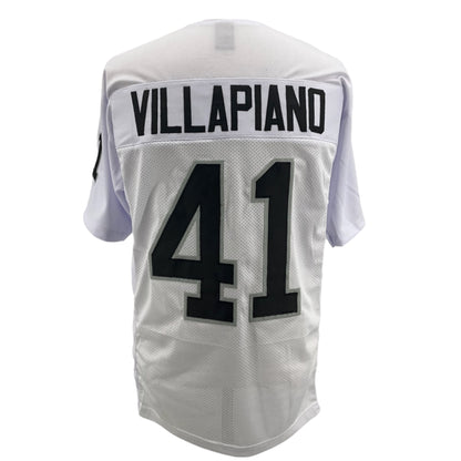 Phil Villapiano Jersey White Oakland B/SL M-5XL Sewn Stitched