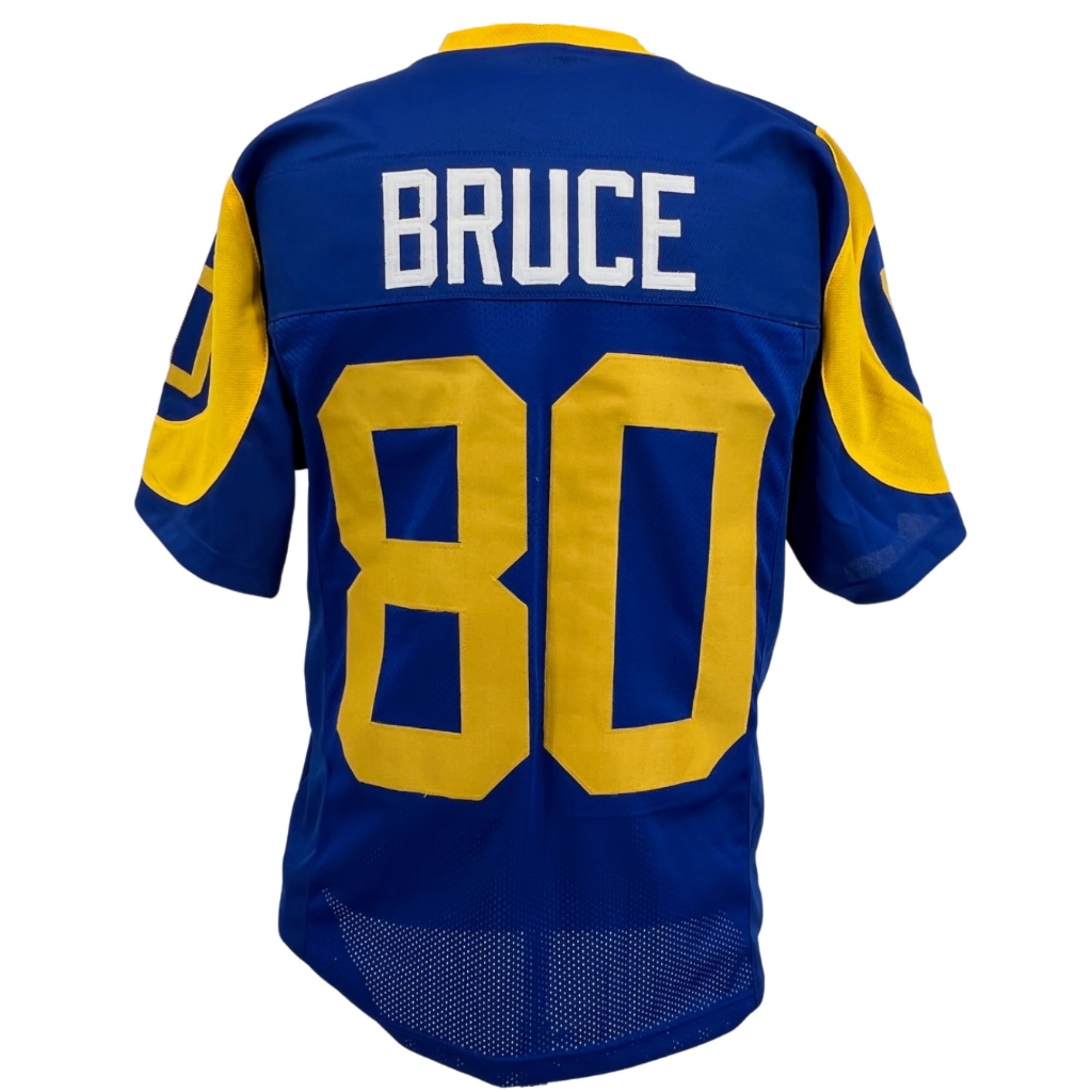 ISAAC BRUCE Los Angeles Rams BLUE Jersey M-5XL Unsigned Custom Sewn Stitched