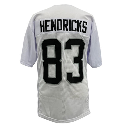 Ted Hendricks Jersey White Oakland B/SL M-5XL Sewn Stitched