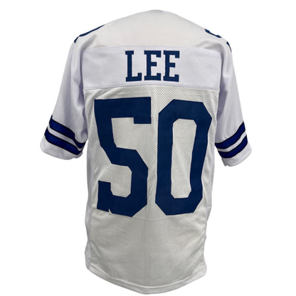 Sean Lee Jersey White Dallas M-5XL Custom Sewn Stitched