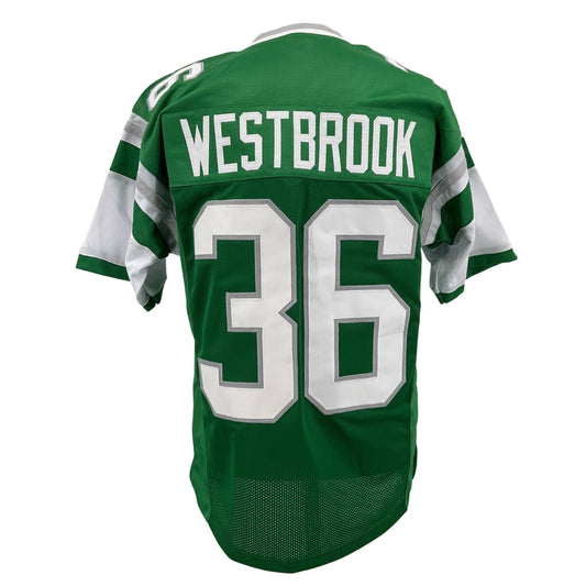 Brian Westbrook Jersey Green Philadelphia M-5XL  Sewn Stitched