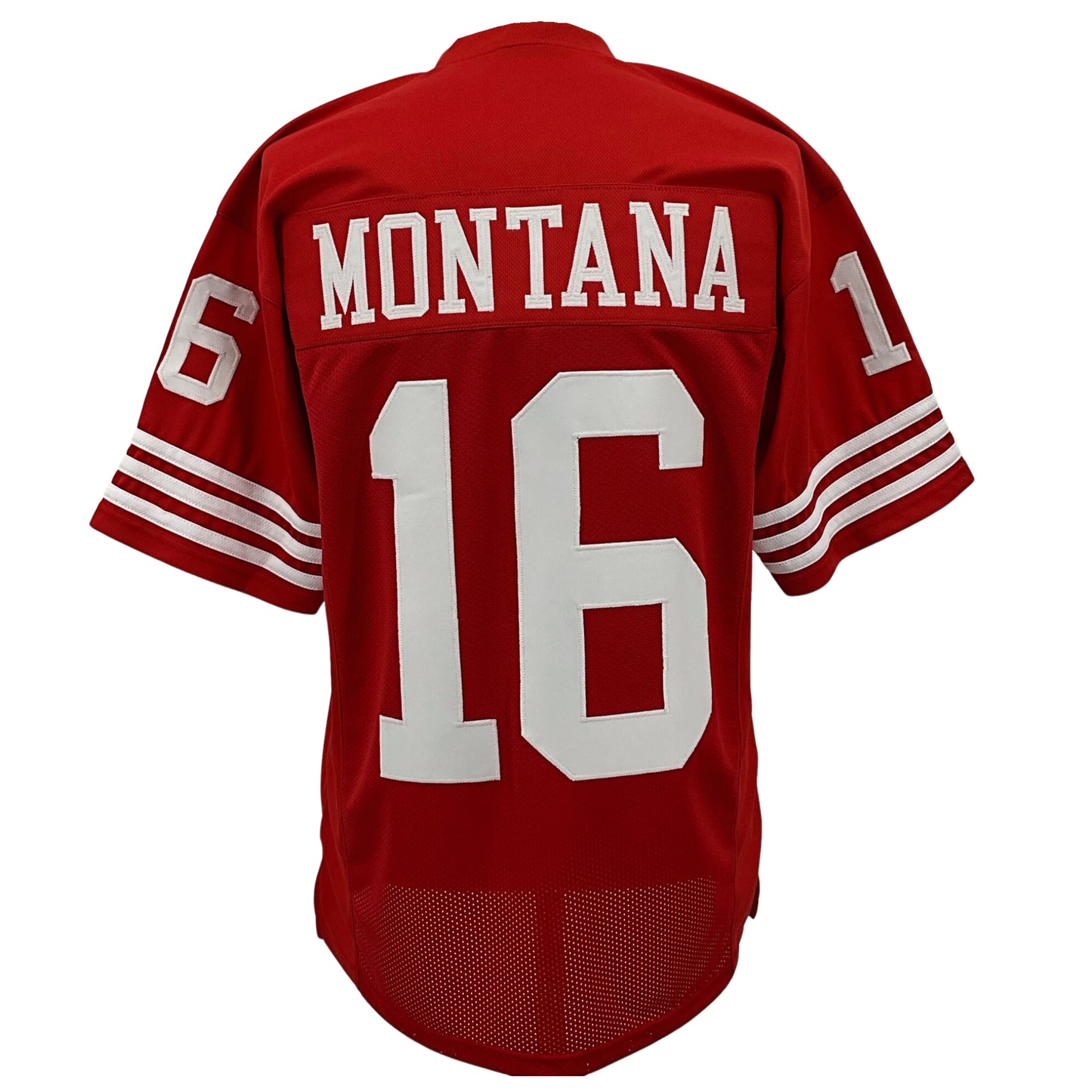 Joe Montana Jersey Red San Francisco | M-5XL Custom Sewn Stitched