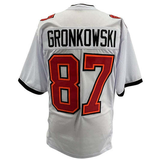 Rob Gronkowski Jersey White Tampa Bay M-5XL Custom Sewn Stitched