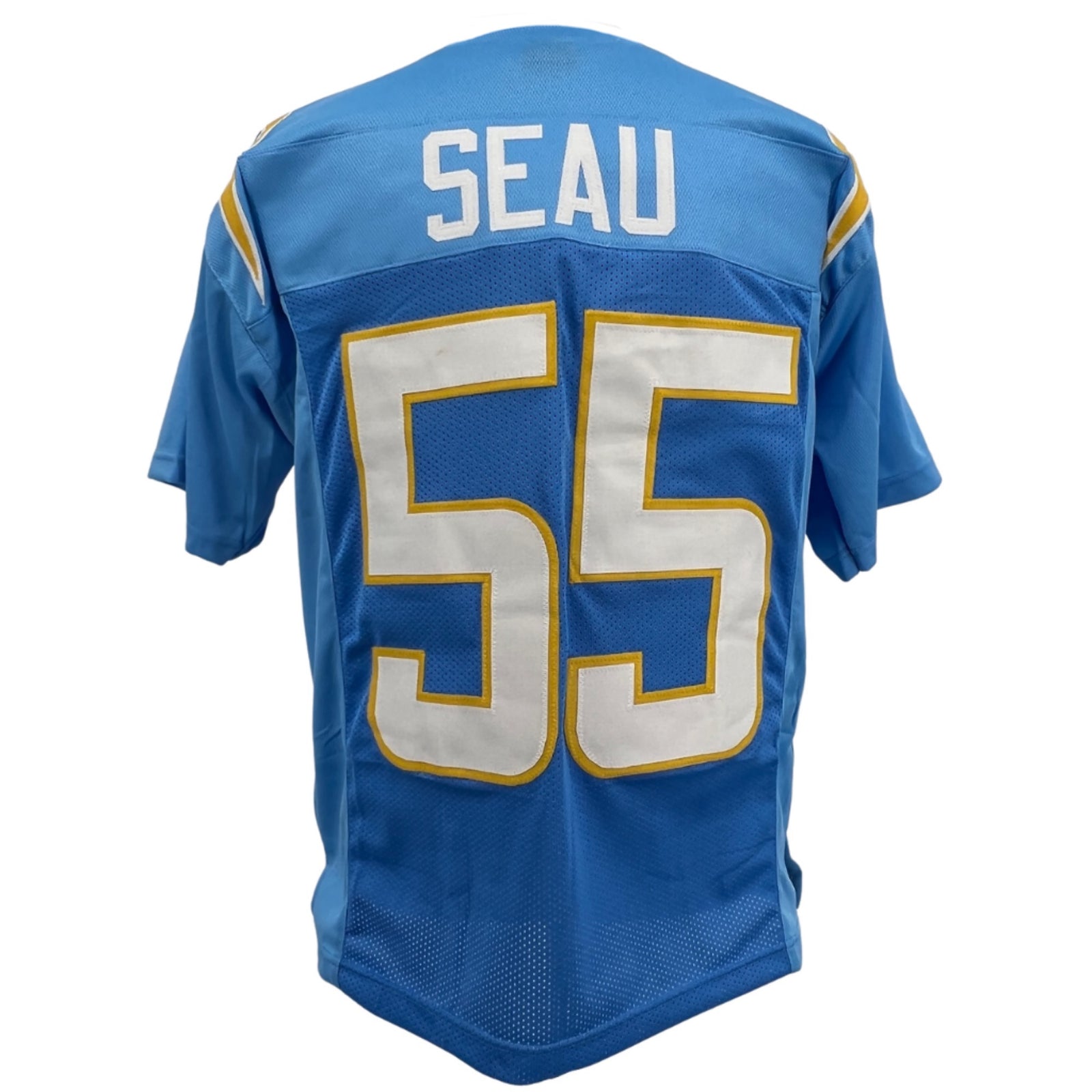 Junior Seau Jersey Powder Blue San Diego | Unisex Adult Sizes S-5XL Unsigned Custom Sewn Stitched