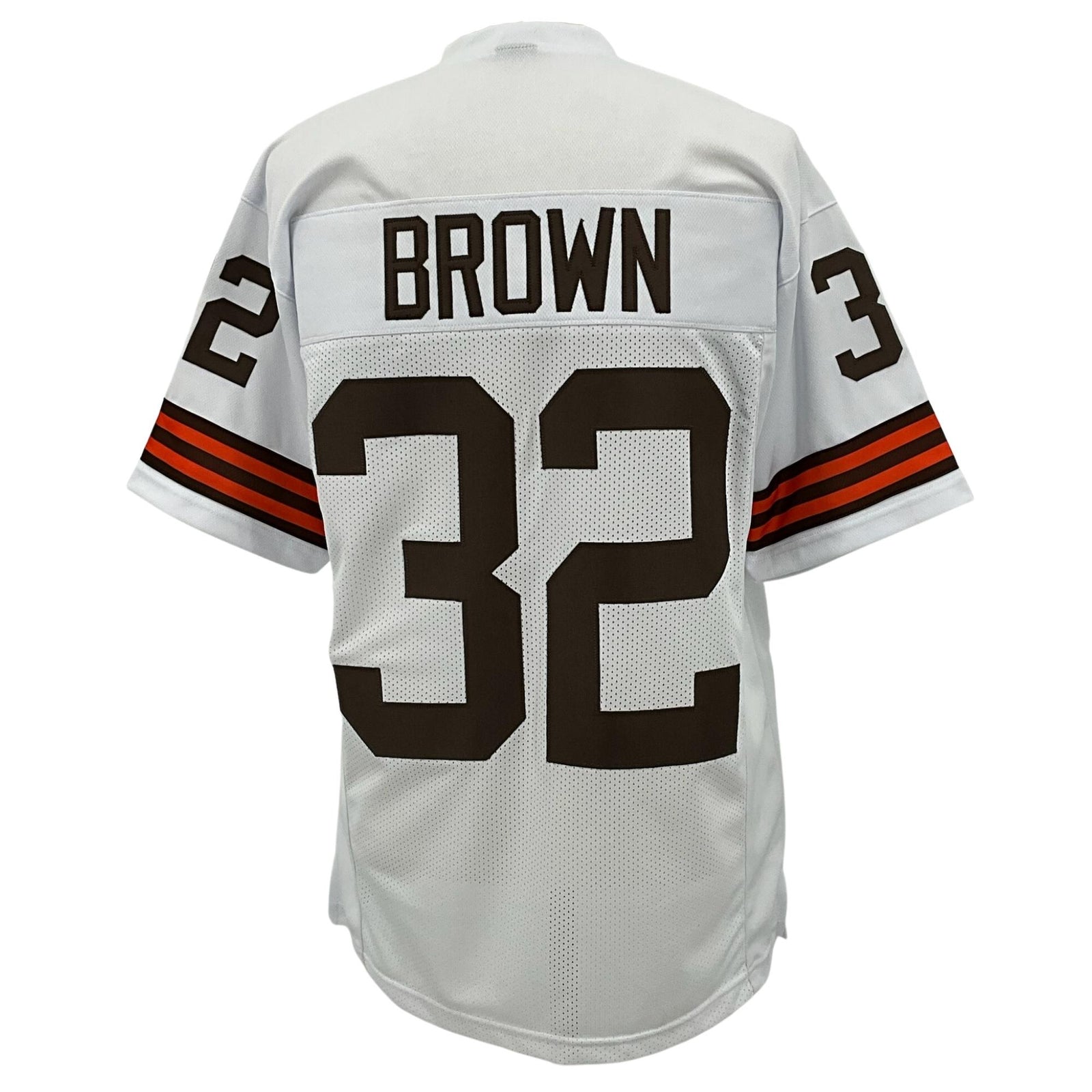 Jim Brown Jersey White Cleveland | Unisex Adult Sizes S-5XL Unsigned Custom Sewn Stitched