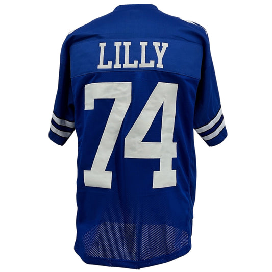 Bob Lilly Jersey Blue Dallas M-5XL Custom Sewn Stitched