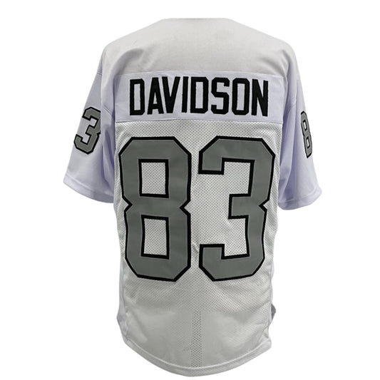 Ben Davidson Jersey White Oakland S/B M-5XL Custom Sewn Stitch
