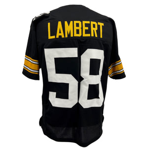 JACK LAMBERT Pittsburgh Steelers BLACK Jersey M-5XL Unsigned Custom Sewn Stitch