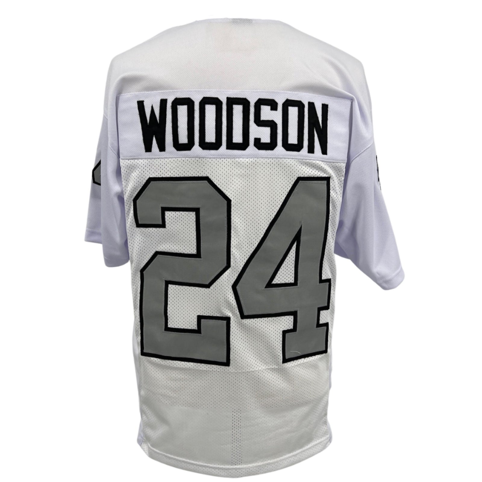 Charles Woodson Jersey White Oakland S/B M-5XL Sewn Stitch