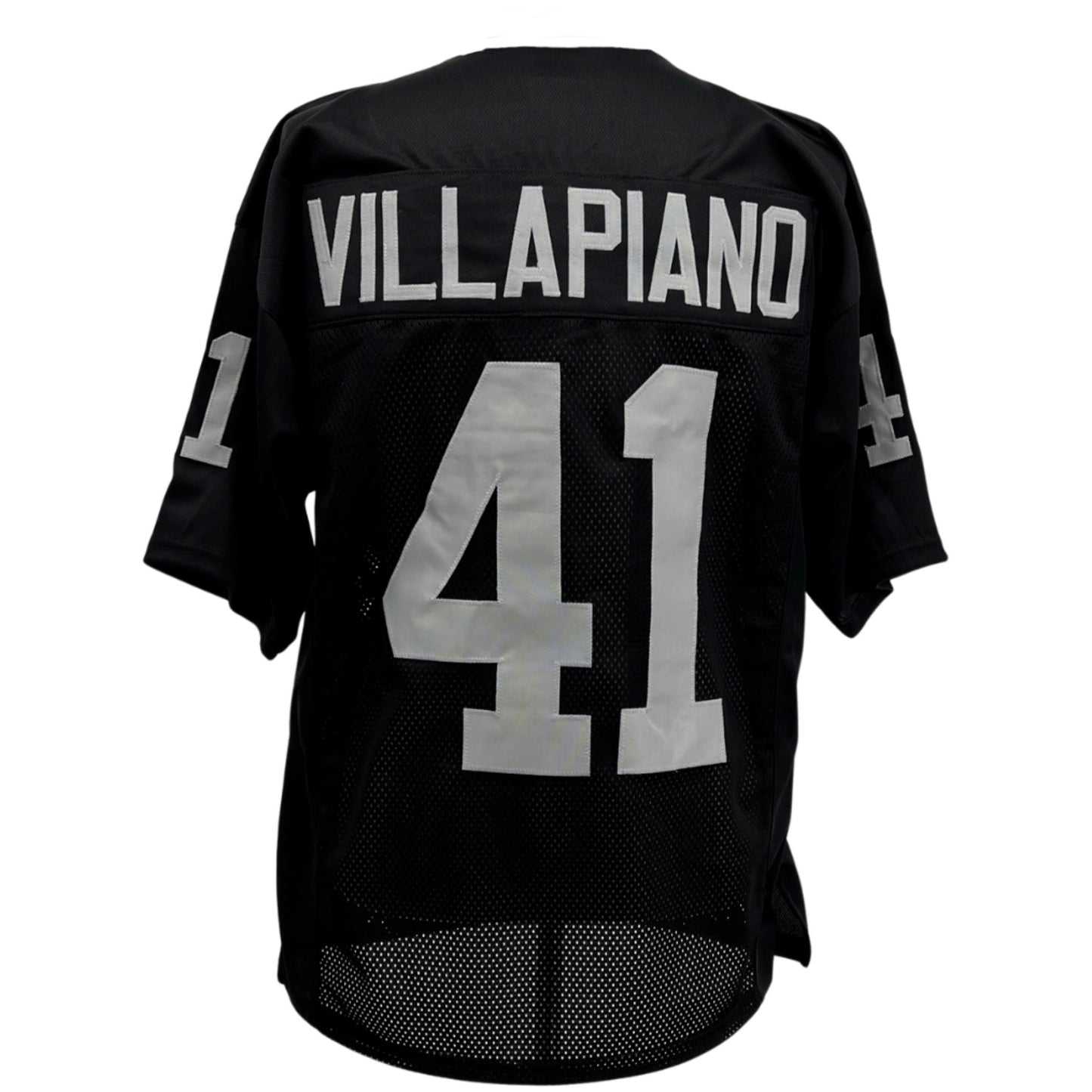 Phil Villapiano Jersey Black Oakland M-5XL Custom Sewn Stitched