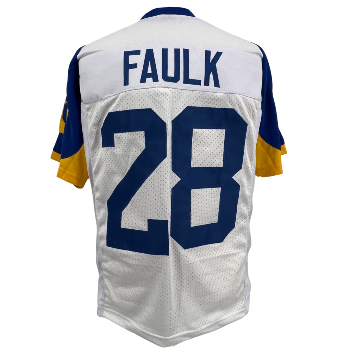 Marshall Faulk Jersey White Los Angeles M-5XL Custom Sewn Stitched