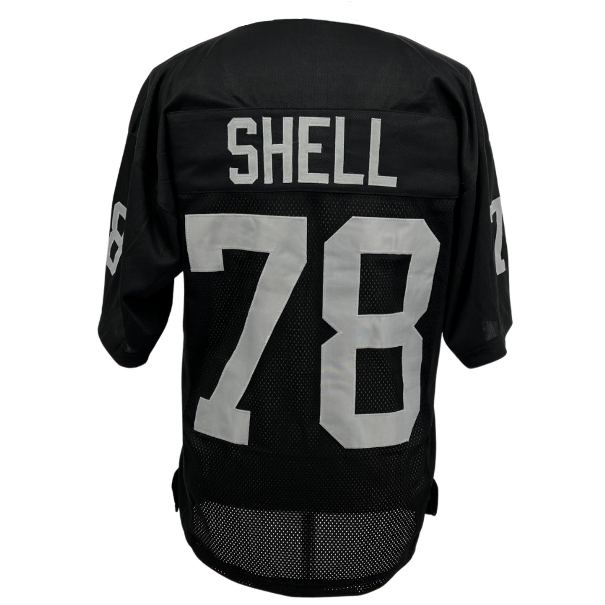 ART SHELL Oakland Raiders BLACK Jersey M-5XL Unsigned Custom Sewn Stitched