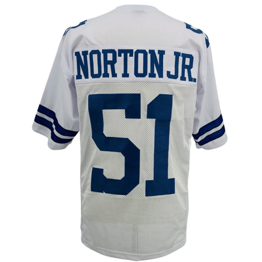 Ken Norton Jr Jersey White Dallas M-5XL Custom Sewn Stitched