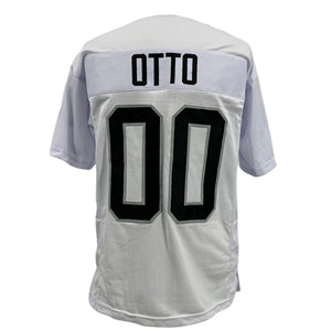 JIM OTTO Oakland Raiders WHITE Jersey B/SL M-5XL Unsigned Custom Sewn Stitched