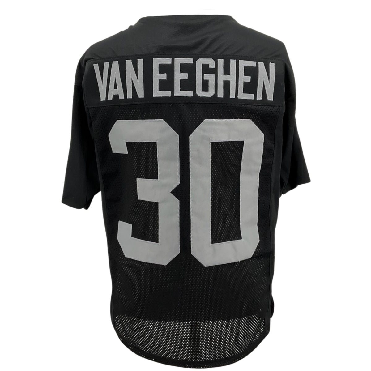 Mark Van Eeghen Jersey Black Oakland M-5XL Custom Sewn Stitched