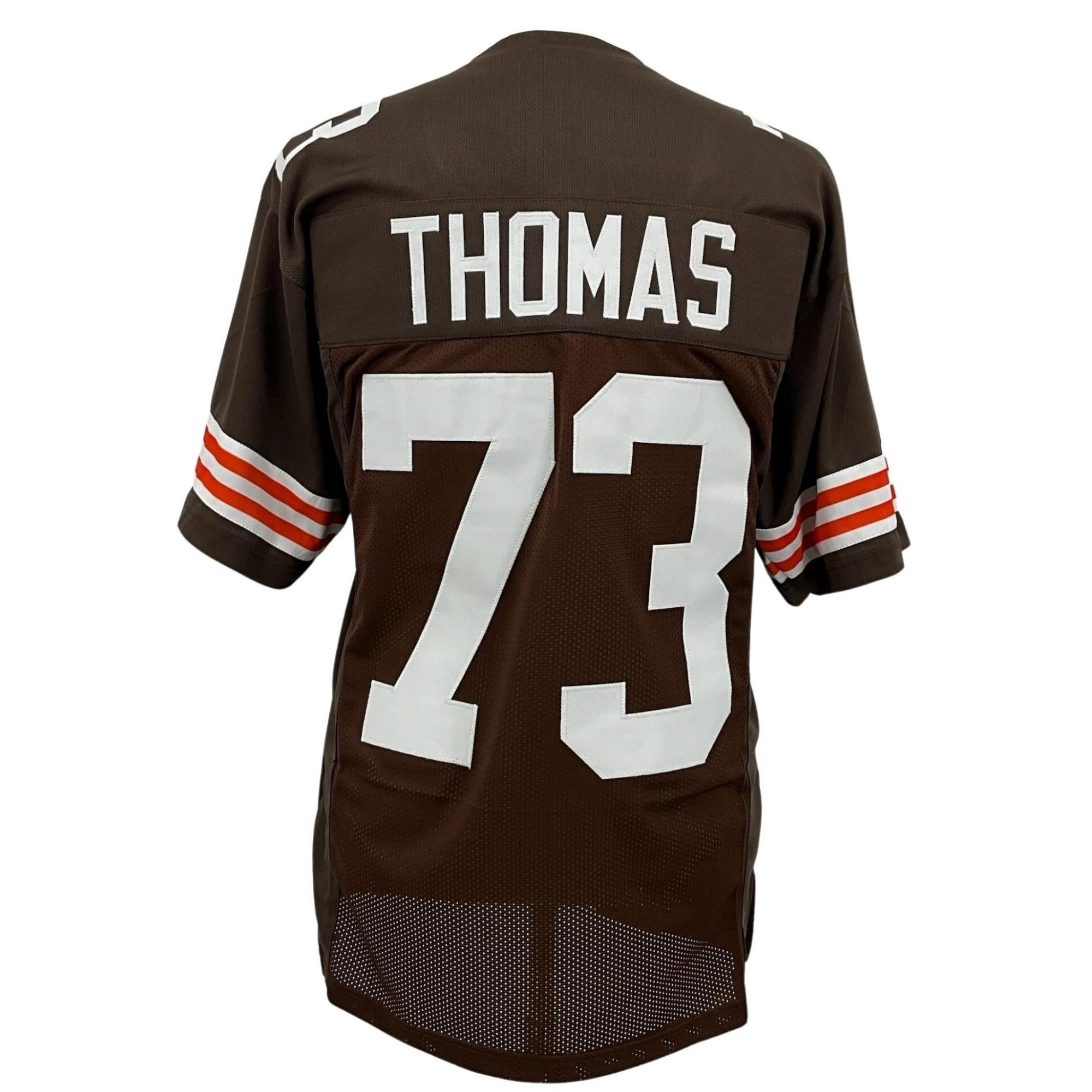 Joe Thomas 2-Tone Color (see image 4) Brown Jersey Cleveland | M-5XL Custom Stitch