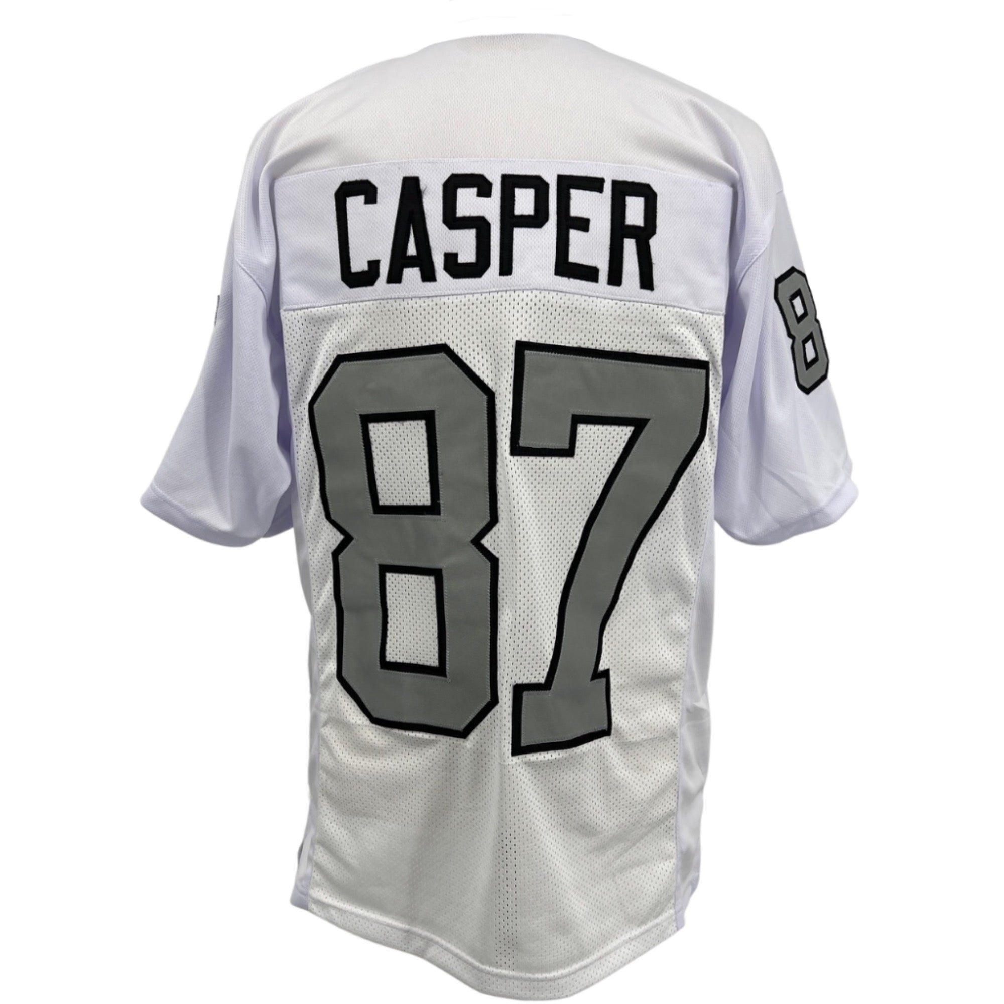DAVE CASPER Oakland Raiders WHITE Jersey S/B M-5XL Unsigned Custom Sewn Stitched