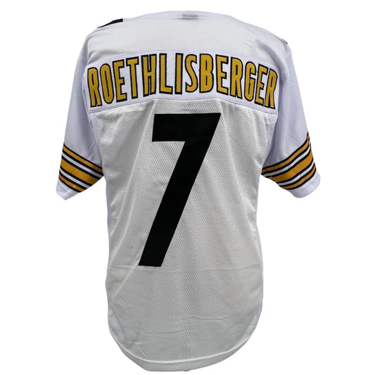 Ben Roethlisberger Jersey White Pittsburgh M-3XL Sewn Stitched