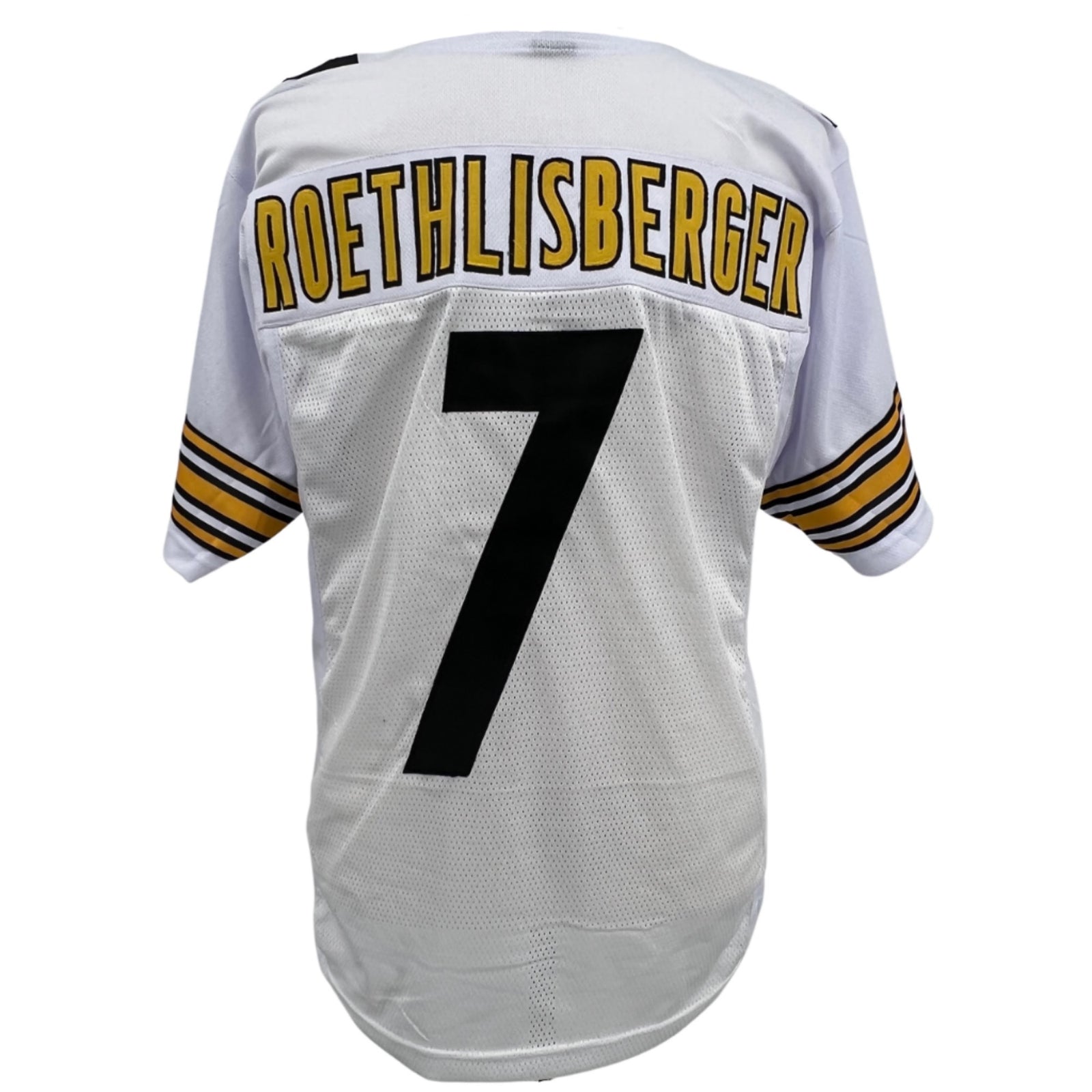Ben Roethlisberger Jersey Modern Number White Pittsburgh | Unisex Adult Sizes S-5XL Unsigned Sewn Stitched