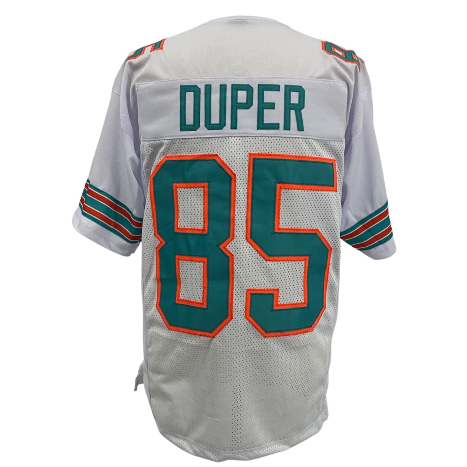 Mark Duper Jersey White Miami M-5XL Custom Sewn Stitched