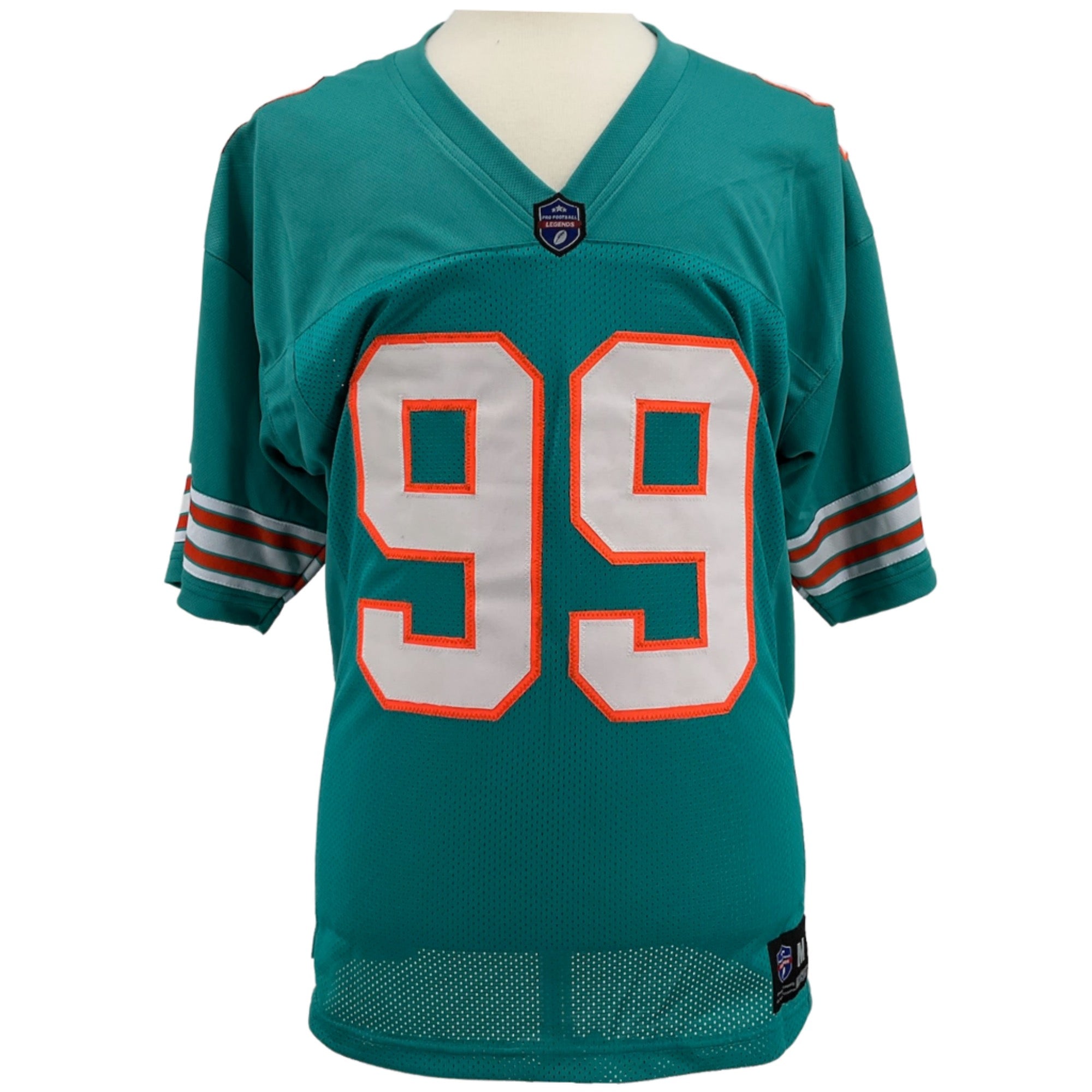 Jason Taylor Jersey Aqua Miami M-5XL Custom Sewn Stitched