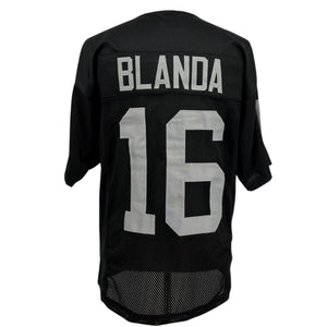 GEORGE BLANDA Oakland Raiders BLACK Jersey M-5XL Unsigned Custom Sewn Stitched