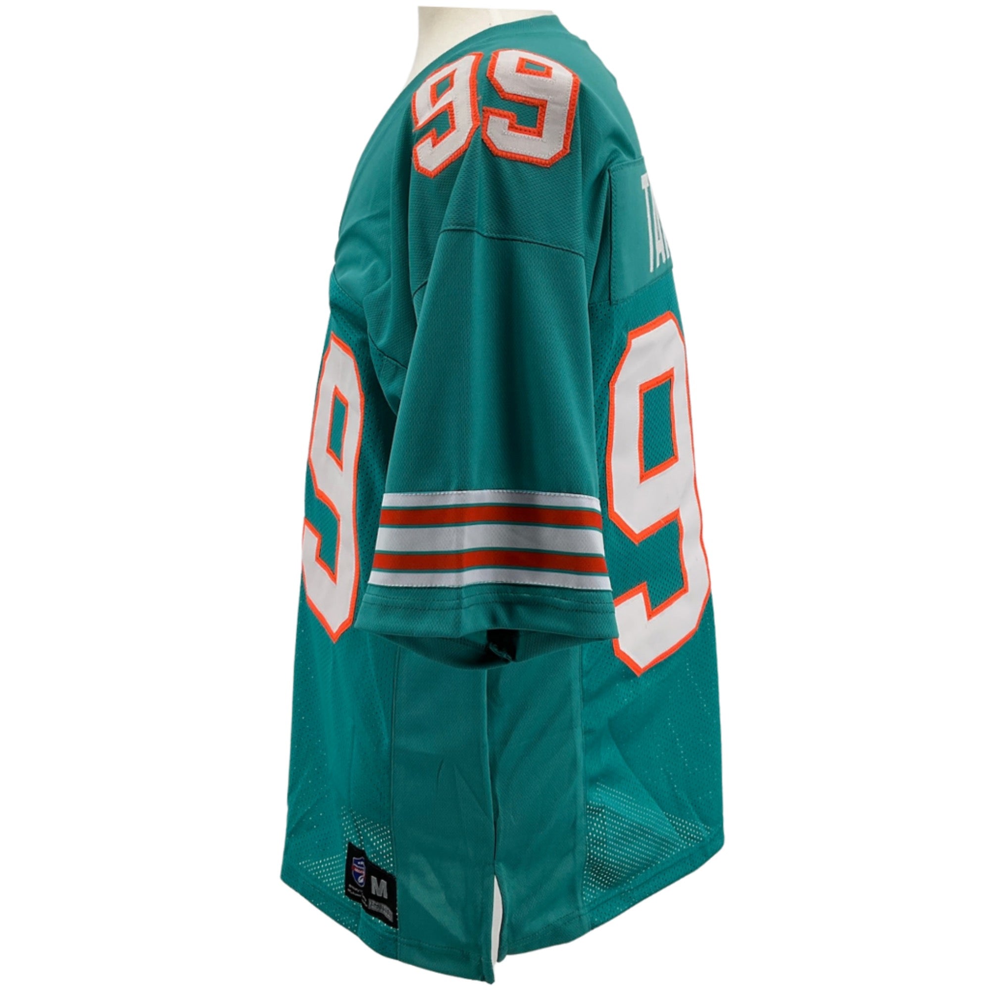 Jason Taylor Jersey Aqua Miami M-5XL Custom Sewn Stitched