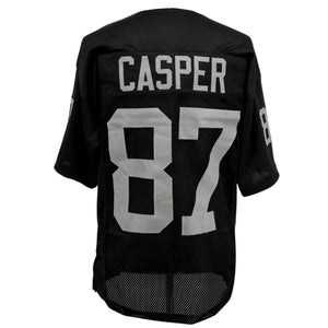 DAVE CASPER Oakland Raiders BLACK Jersey M-5XL Unsigned Custom Sewn Stitched