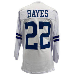 BOB HAYES Dallas Cowboys WHITE L/S Jersey M-5XL Unsigned Custom Sewn Stitched