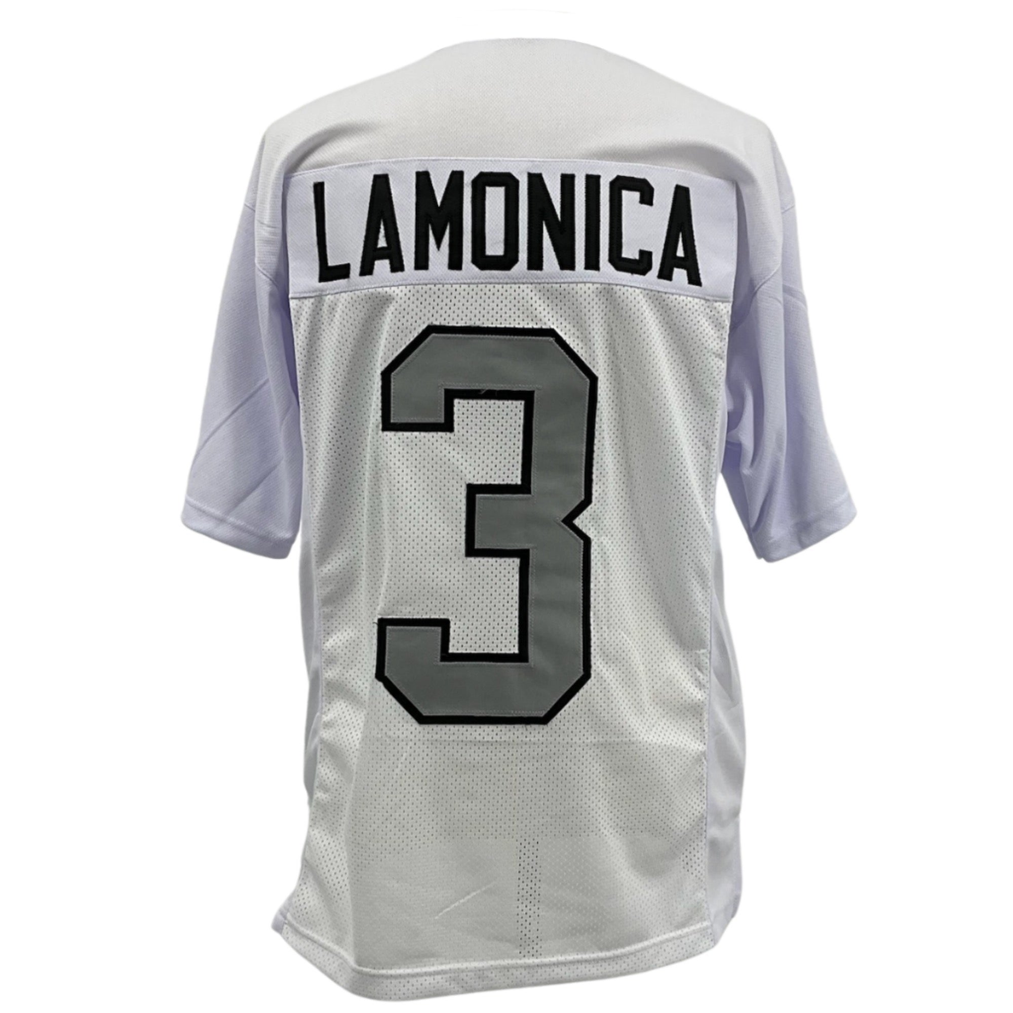 DARYLE LAMONICA Oakland Raiders WHITE Jersey S/B M-5XL Unsigned Sewn Stitch