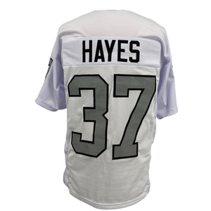 LESTER HAYES Oakland Raiders WHITE Jersey S/B M-5XL Unsigned Custom Sewn Stitch