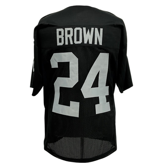 Willie Brown Jersey Black Oakland M-5XL Custom Sewn Stitched