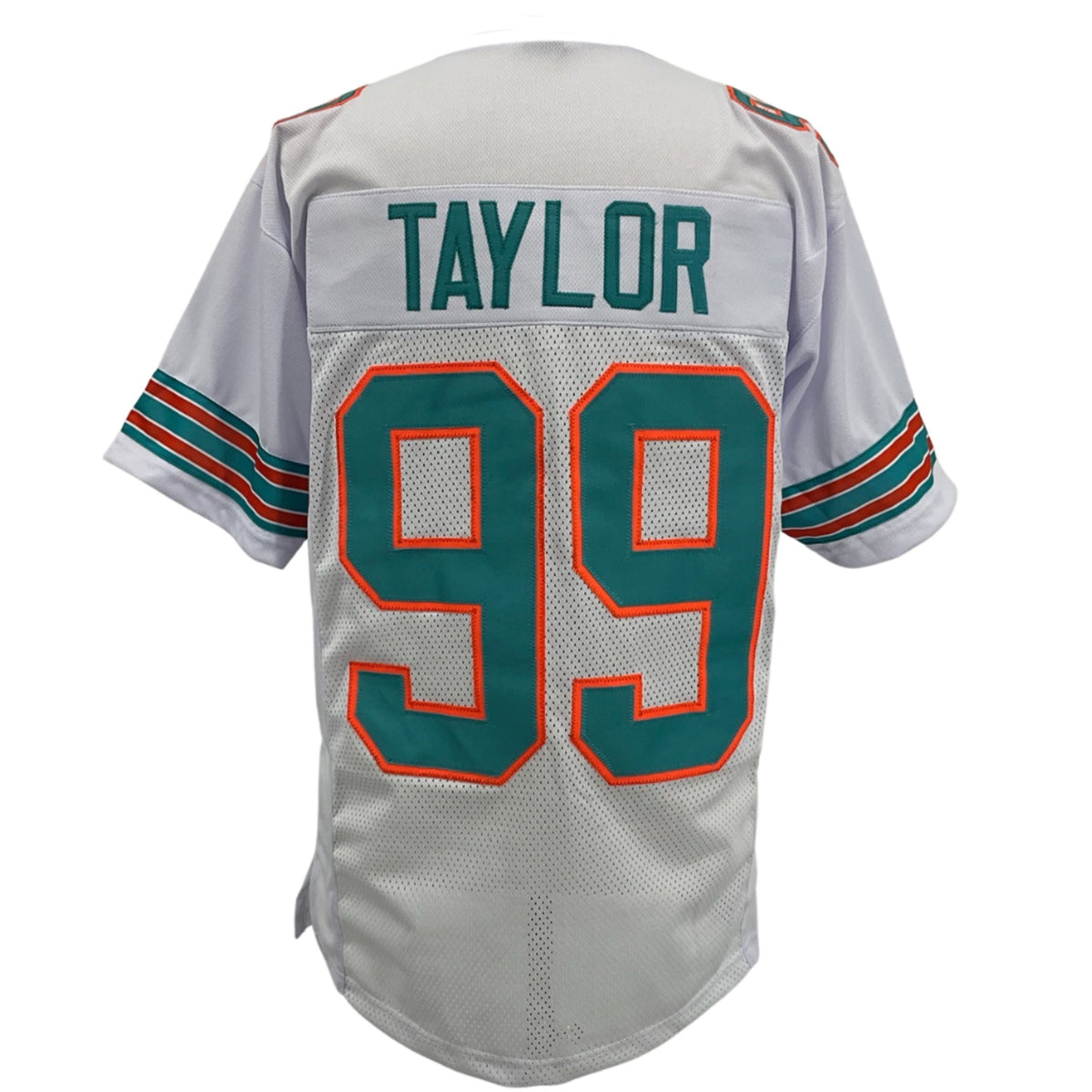 Jason Taylor Jersey White Miami M-5XL Custom Sewn Stitched